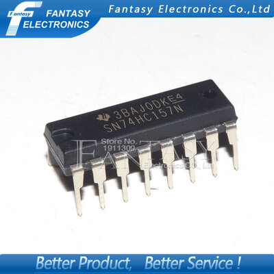 

50PCS SN74HC157N DIP16 SN74HC157 DIP 74HC157N 74HC157 new and original IC free shipping