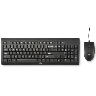 

HP HP C2500 wired mouse&keyboard set black