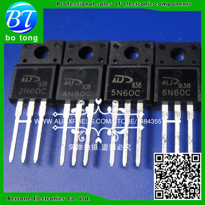 

10PCS FQPF5N60C 5N60C 5N60 MOSFET N-CH 600V 45A TO-220F