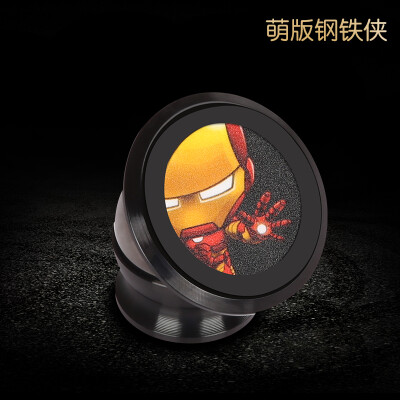 

Marvel multi-function magnetic car phone bracket car navigation device air outlet car dashboard suction cup bracket alloy bracket Marvel black gold iron man