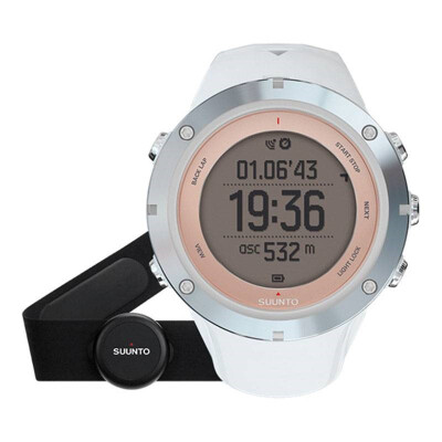 

Sung Tuo (SUUNTO) watch AMBIT3 SPORT Tuoye 3 dynamic heart rate with outdoor sports watch sapphire white earth Hao gold SS020672000