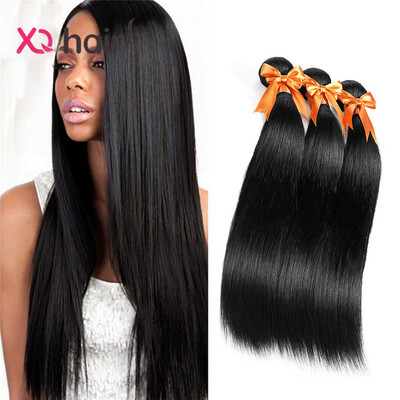 

7A Brazilian Straight Human Hair 100g Bundle Deals 3Pcs A Lot, Brazilian Virgin Hair Straight Hair Free Ship