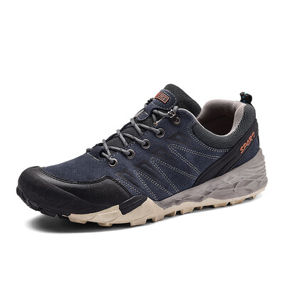 

New Trend Round Head Hiking Shoes for Men Mountain Climbing Sneakers Top Quality Outsole Sports Waterproof Walking Sneaker