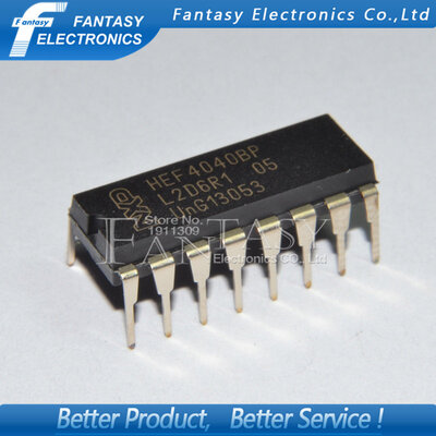 

10PCS HEF4040BP DIP HEF4040 DIP14 new&original IC free shipping