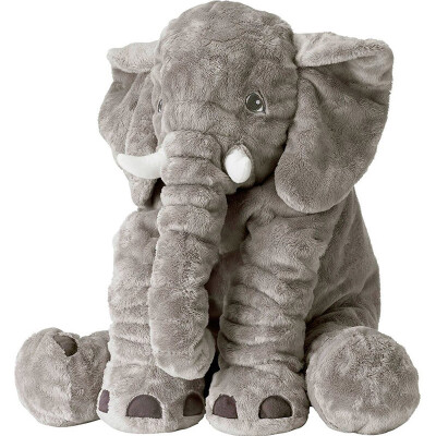 

Cartoon Large Plush Elephant Toy Kids Make interest to Play with stuffed Elephant Birthday Gift for Kids - 60cm