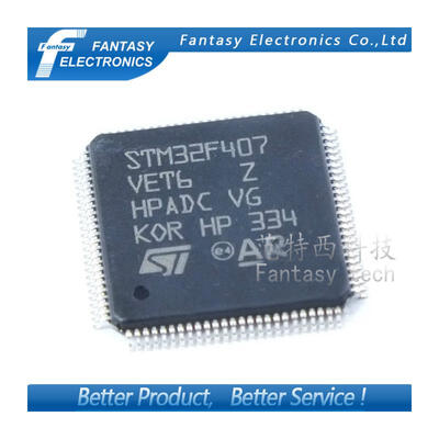 

1PCS STM32F407VET6 LQFP100 STM32F407 QFP ARM new and original IC free shipping