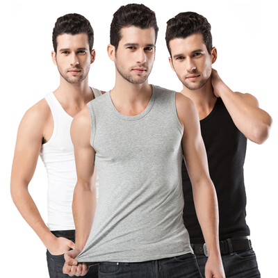 

Antarctic Nanjiren NSJA0660 cotton men&39s vest thread sports vest base shirt black&white gray 3 pieces installed