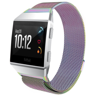 

Magnetic Closure Clasp Mesh Loop Milanese Stainless Steel Metal Ionic Sport Band Accessories for Fitbit Ionic Smartwatch More