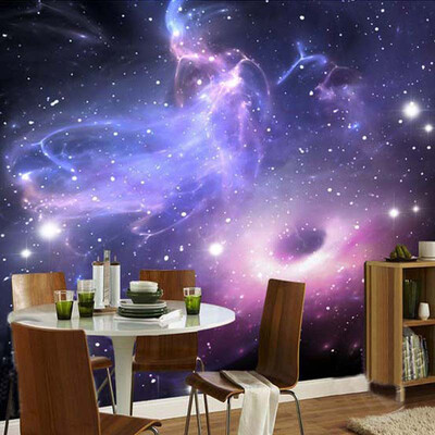 

Custom Any Size 3D Wall Mural Wallpaper For Bedroom Walls Modern Abstract Universe Stars Galaxy Living Room Ceiling Wallpaper 3D