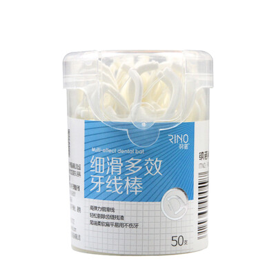 

RINO smooth multi-effect floss pick 50 sticks Box