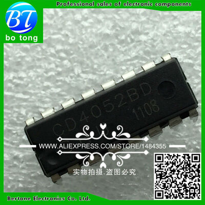 

20PCS CD4052BE DIP16 CD4052 DIP new and original IC free shipping