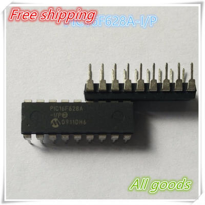 

20PCS PIC16F628A-I/P DIP-18 PIC16F628A PIC16F628 16F628 Flash-Based 8-Bit CMOS Microcontrollers