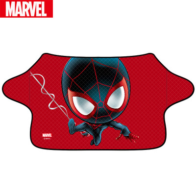 

Marvel Marvel car front windshield snow-proof standard car models four seasons universal sunscreen sun block waterproof cloth plus velvet half-cover clothing cover snow block
