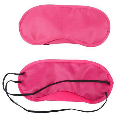 

Polyester Eyeshade Black Sleeping Eye Cover Soft Sponge Pad Eye Mask Blindfold Sleep Eye Patch Goggles