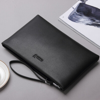 

Playboy PLAYBOY handbag male large capacity Korean fashion business casual long hand envelope bag PCA7731-7B black