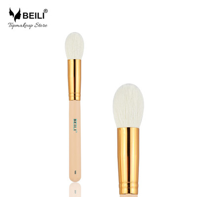 

BEILI 105 # Rose Golden Ferrule Розовая ручка Естественная козьи волосы Косметическая румяна Порошковая макияж для макияжа