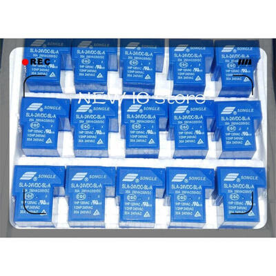

50pcslot NEW SLA-24VDC-SL-A SLA-24VDC 30A 250VAC SONGLE DIP4 Power supply board relay welding inverter repair parts
