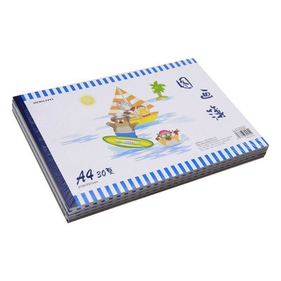 

KOKUYO children&39s students plastic painting book painting the A4 30 page 5 installed WCN-PG2032