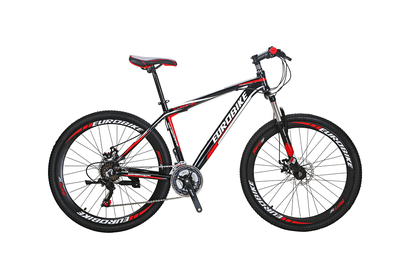 

27,5 "Алюминиевая рама горного велосипеда Shimano 21 Speed ​​Daul DISC Тормоза передняя подвеска велосипеда MTB