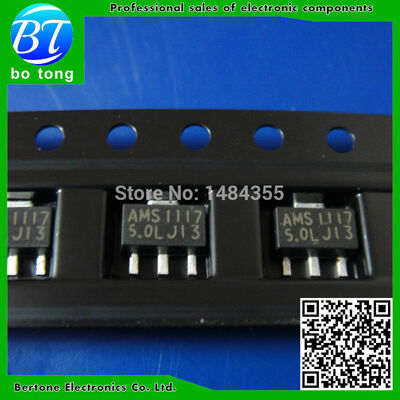 

Free Shipping 100PCS AMS1117-50V AMS1117 LM1117 1117 50V Voltage Regulator SOT-89