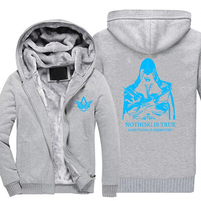 

2018 Game Luminous pattern Thicken Hooded Zipper Coat Jacket Sweatshirt USA SIZE free shipping Hoodies