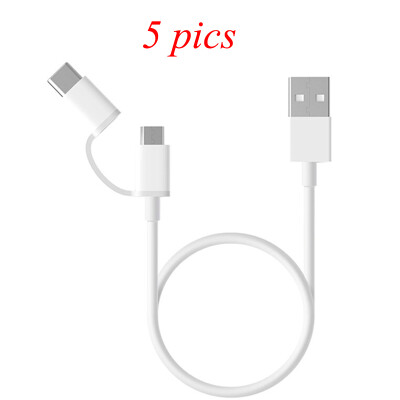 

Original Xiaomi 2 in 1 Micro USB Type-c Cable Sync Fast Quick Charger Data Type C Charging Cable For M6 Huawei Samsung Asus LG