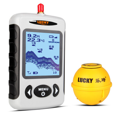 

LUCKY FFW718LA Fish Finder Wireless Sonar Portable Professional Sounder 45M135FT Sonar Depth Sounder Alarm Pesca