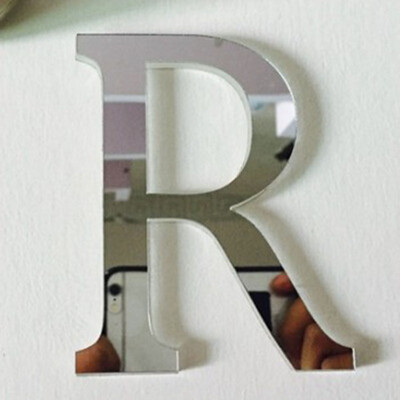 

20cmx14cmx12cmthick Big Size Wedding LOVE Letters Home decoration English 3D mirror wall Stickers Adhesive Alphabet For wall