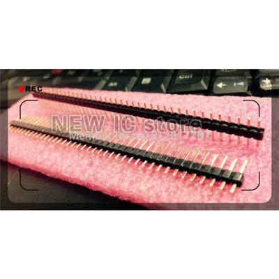 

Free Shipping 200pcs 40Pin 2.54 mm 1X40P 1*40 Male Single Row Pin Header Strip PCB