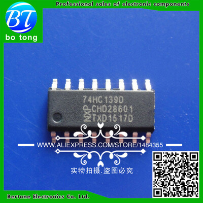 

100PCS free shipping 74HC139D 74HC139 SN74HC139DR SOP-16