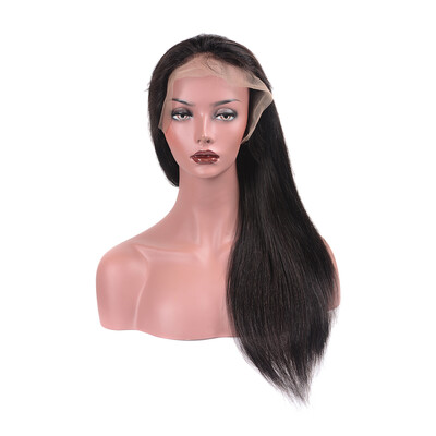 

Brazilian Straight Hair Lace Frontal Wig Virgin Human Hair Straight Hair Lace Wig With Natural Line