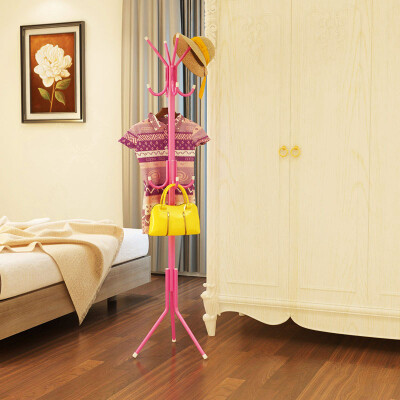 

Melody coat rack floor bedroom hanger hanger 17545cm rose red