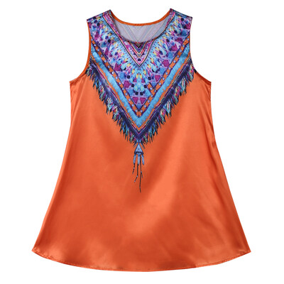 

CANIS@New Summer Sexy Women's Sleeveless Ethnic Style Casual Mini Dress