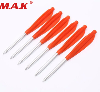 

12 pcs Aluminum Crossbow Arrows Length 145 mm Diameter 8 mm Red for Archery Hunting Shooting