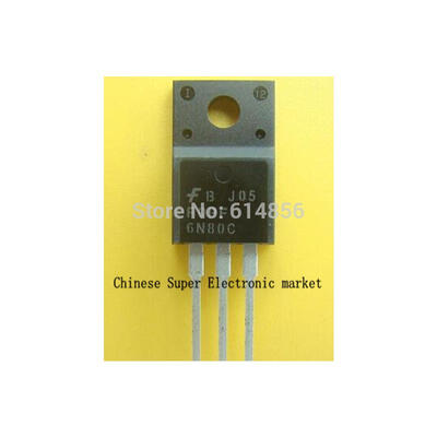 

5PCS FQPF6N80C FQPF6N80 6N80C TO-220F IC