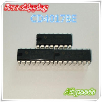 

Free shipping 50PCS CD4017 CD4017B CD4017BE 4017 DECADE COUNTER DIVIDER IC