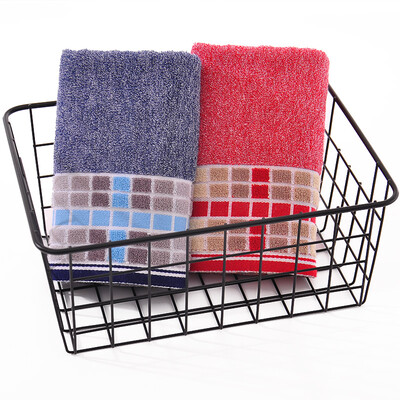 

Yongliang Towel Victoria Washing Face Towel AB Yarn-dyed Jacquard Satin Towel BlueRed