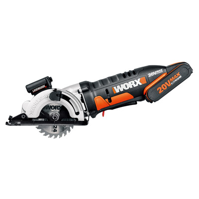 

Wicks WORX 20 volt lithium electric saw WX523 mini woodworking chainsaw home DIY decoration power tools