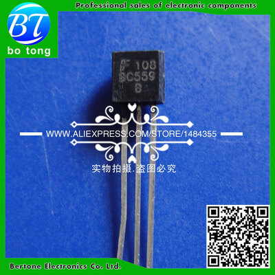 

BC559 BC559B 100mA 30V 01A PNP Silicon Transistor TO-92 Triode Transistor Low Power Transistor 100pcsbag