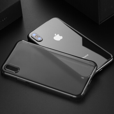 

Feichuang Apple iphone X / 10 Обложка Apple Phone Cover Slim Soft Set Black