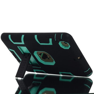 

3in 1 Heavy Duty Full-body Protection Kickstand Combo Hybrid Impact Silicone Hard Case Cover for iPad Mini Mini 2 Mini 3