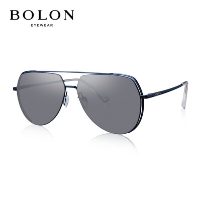 

Tyrannosaurus BOLON glasses mens classic fashion sunglasses aviator frame sunglasses BL8025C10-mute black black