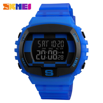 

2017 New SKMEI Mens Sport Watch Digital Watch Digital LED Calendar Water Resistant Water Proof Alarm Stopwatch Noctilucent