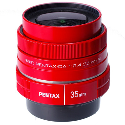 

Pentax (PENTAX) DA 35mm F2.4 с фиксированным фокусом линзы покрытие натуральный красный перспективный SP