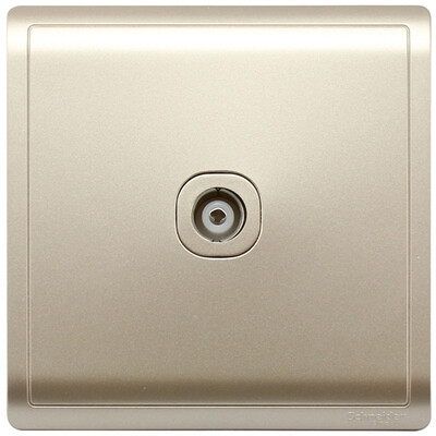 

Schneider (Schneider) switch socket phone computer socket panel Feng Shang series indulge in gold