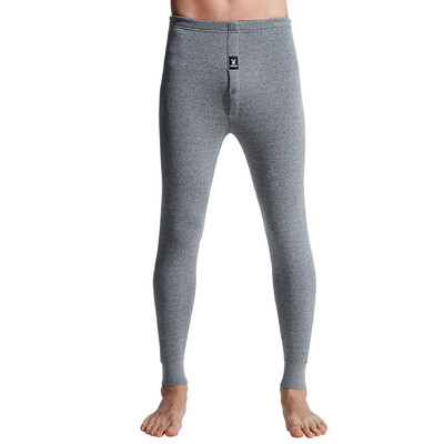 

Playboy alpaca warm pants men plus velvet thickening long pants men warm leggings men deep gray ash