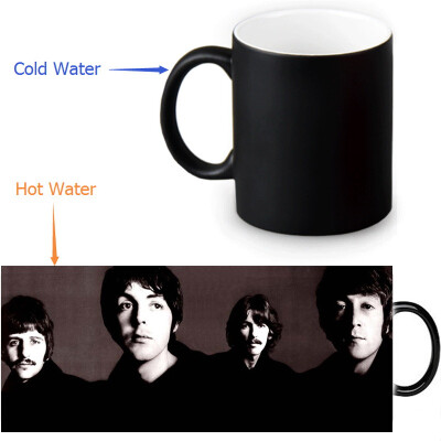 

The Beatles 350ml12oz Heat Reveal Mug Color Change Coffee Cup Sensitive Morphing Mugs Magic Mug Milk Tea Cups