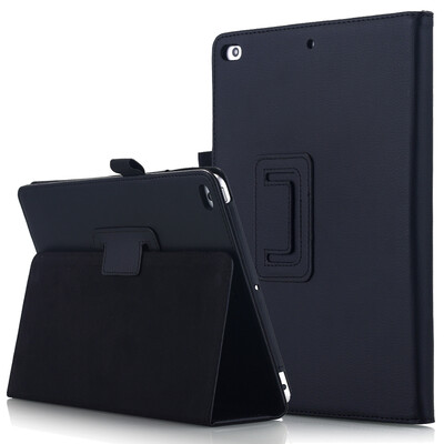 

For iPad 9.7 Inch Smart Cover with Apple Pencil Holder Auto Sleep Wake Function Typing Viewing Folding Stand PU Leather Case