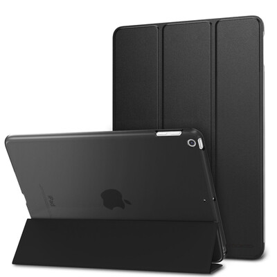 

TaiMoon iPad Pro 105 Smart Cover 2017 Ultra Slim PU Leather Lightweight Stand Shell with Translucent Frosted Back Stand Case