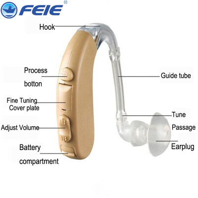 

Cheap Hearing Aid Audifonos Para Sordos BTE Sound Amplifier Hearing Aids for Severe Profound Hearing Loss Like Siemens -303